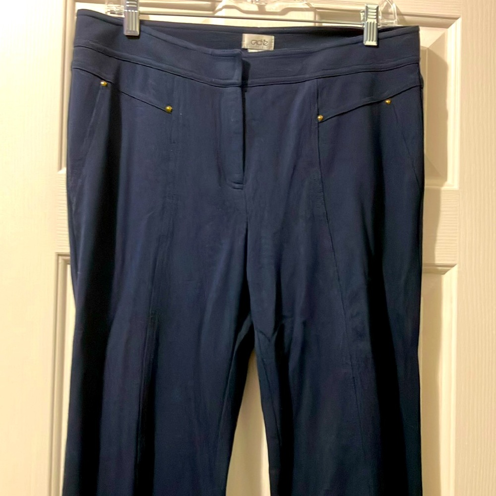 Cache Dark Navy Dress Pants